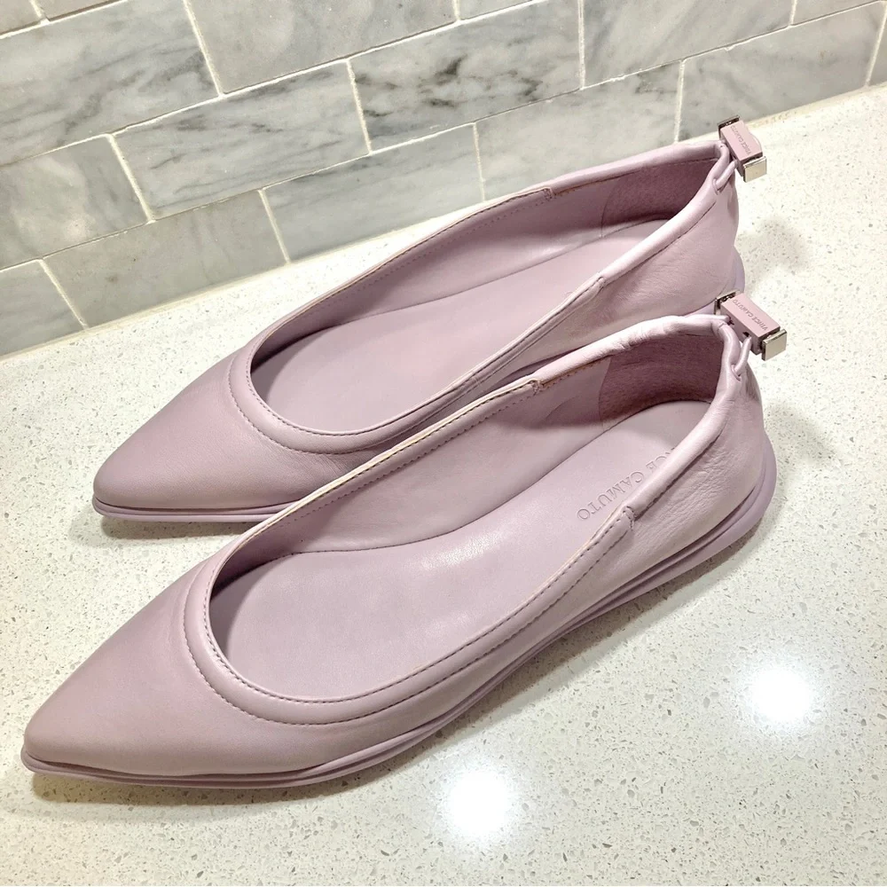 Vince Camuto Bendreta Flat VC-Bendreta lavender haze baby sheep NWT size 8